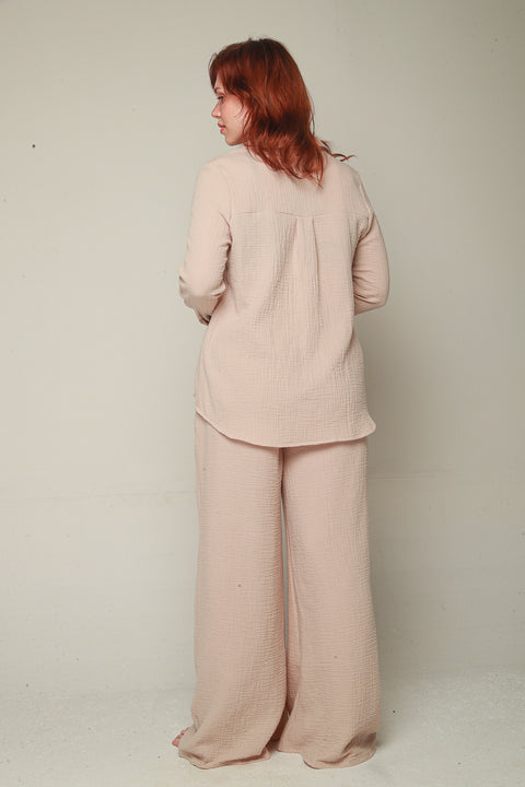 Dámské mušelínové kalhoty Vzduch