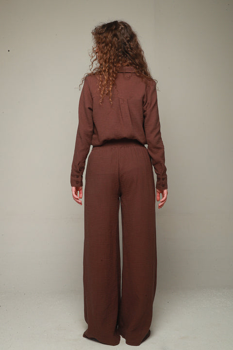 Dámské mušelínové kalhoty Vzduch